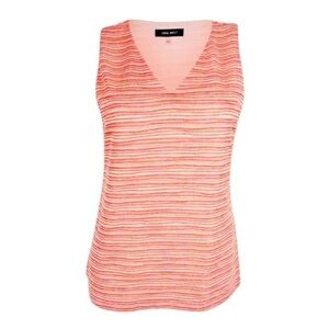 Nine West Sweet Escape V Neck Stripe Tank Top